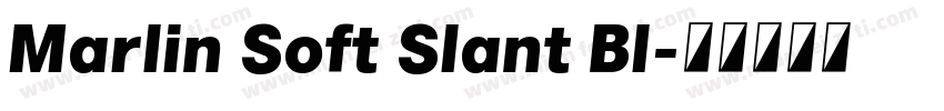 Marlin Soft Slant Bl字体转换